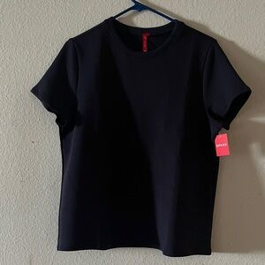 SPANX Black Short Sleeve Tee